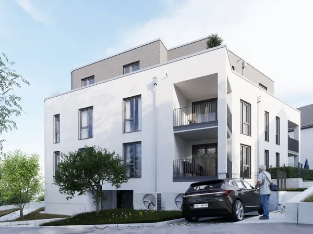 First occupancy: Penthouse with south-facing roof terrace, 3 rooms, fitted kitchen & elevator, Kassel-Wehlheiden