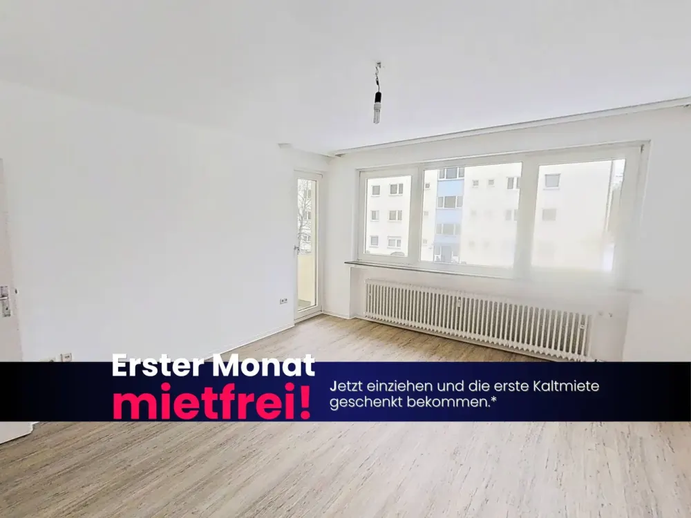 **1 KALTMIETERLASS ALS EINZUGSGESCHENK**Gemütliche 3-Zimmer-Wohnung mit BALKON und TAGESLICHTBAD