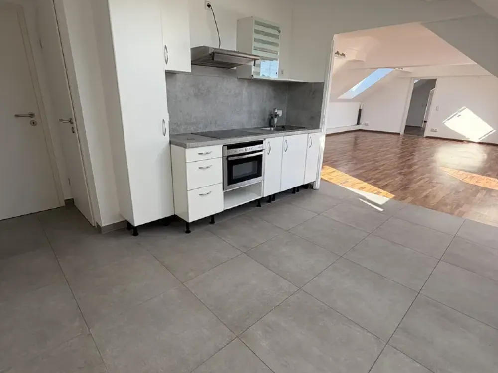 Großzügige Loft-Dachgeschosswohnung mit Terrasse und Blick auf Weinberge & Felder