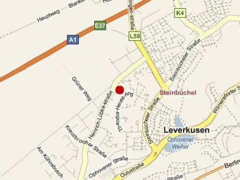 2-Zimmer-Wohnung in Leverkusen Steinbüchel