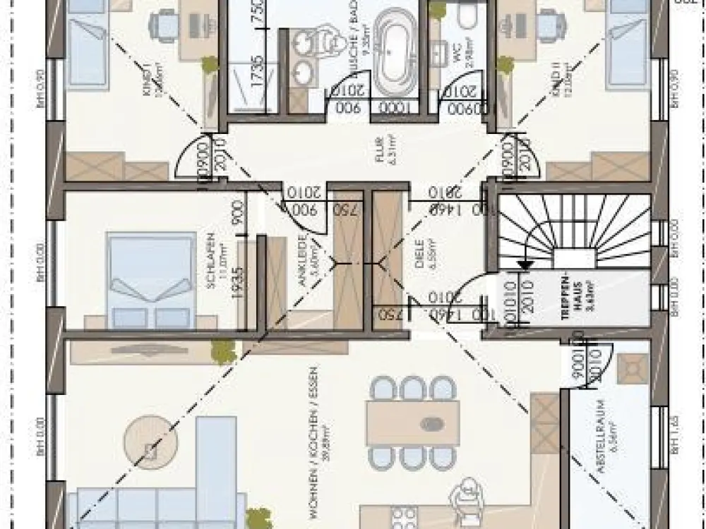 Exclusive 4-Room New-Build Apartment in a Modern City Villa