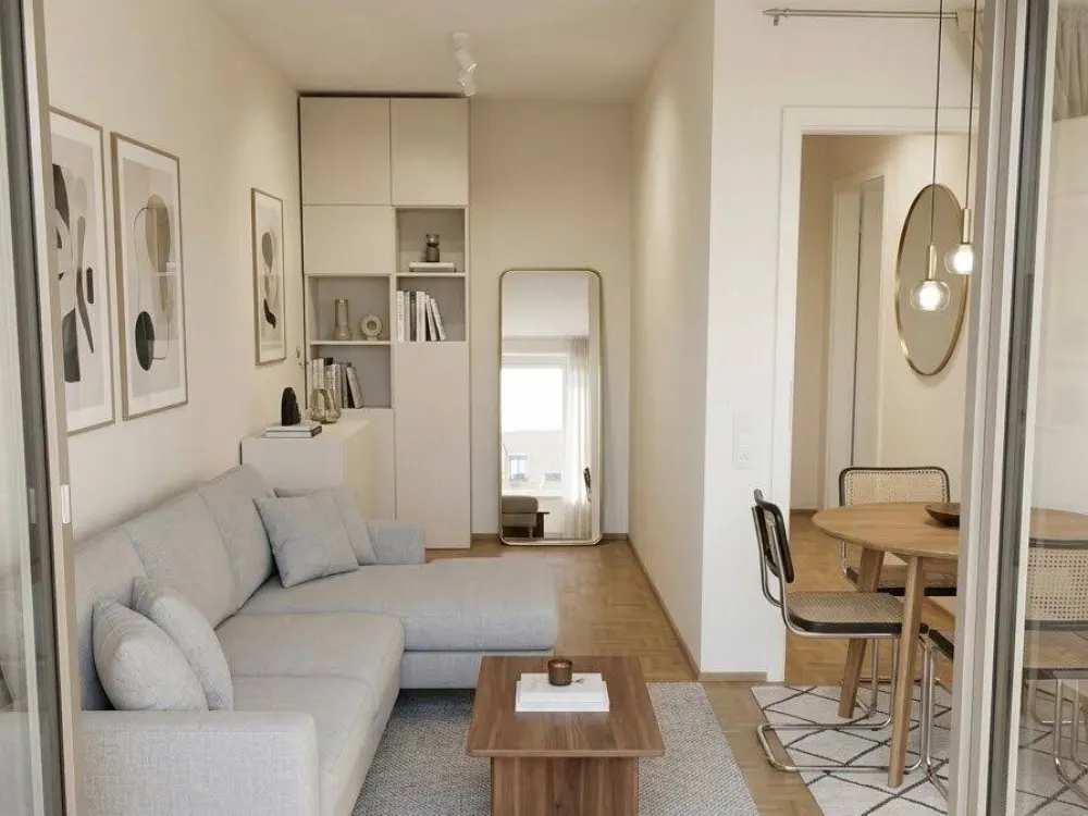 Perfectly Designed & Renovated - High-Quality Single Apartment with Built-in Kitchen in List