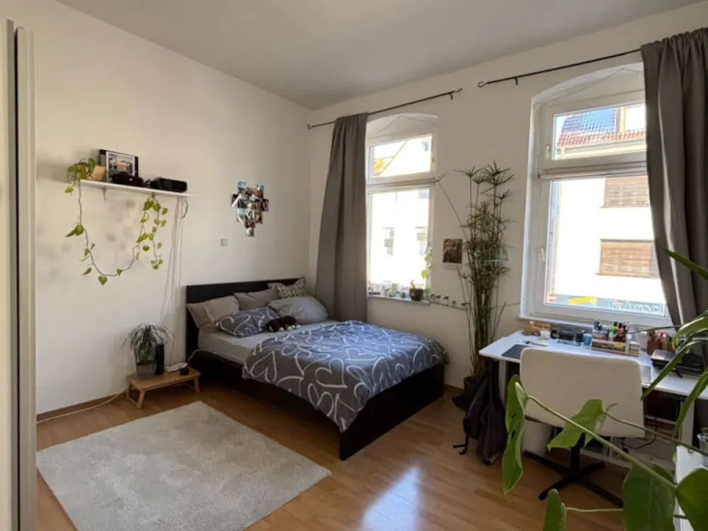 Bright Large Room in 3-Person Shared Apartment