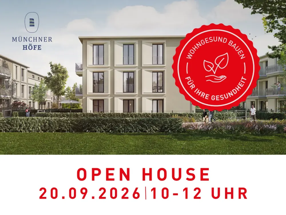 OPEN HOUSE | 20.09.26 | 10 - 12 Uhr | Neubau I Erstbezug I 3-Zimmer mit Einbauküche + Balkon