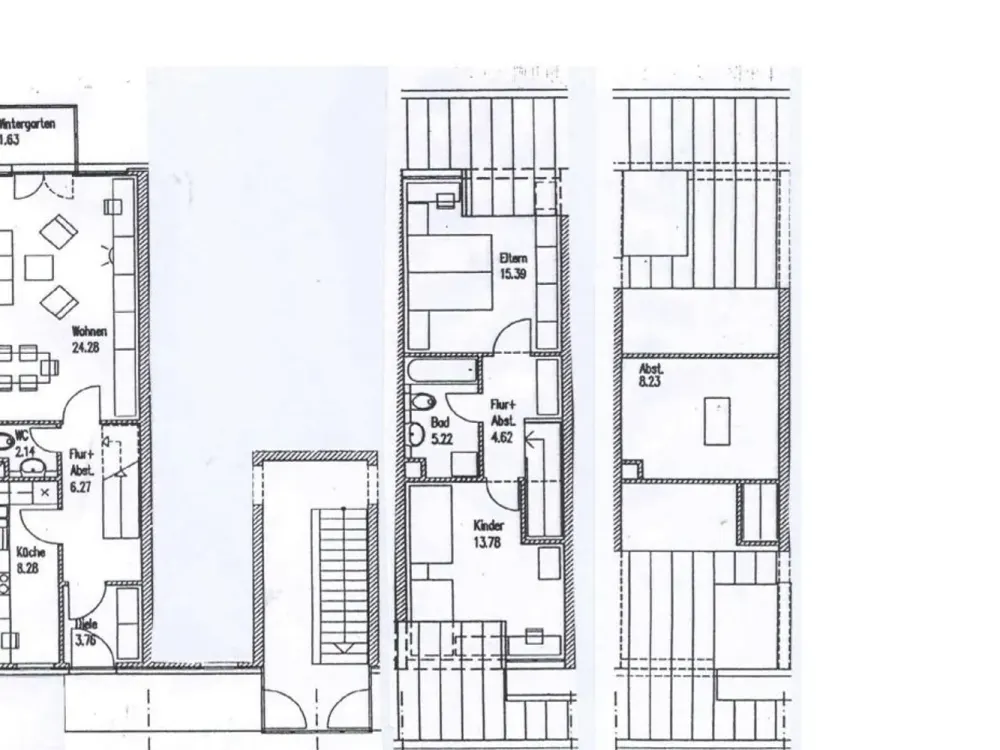 Helle Maisonettewohnung mit Wintergarten