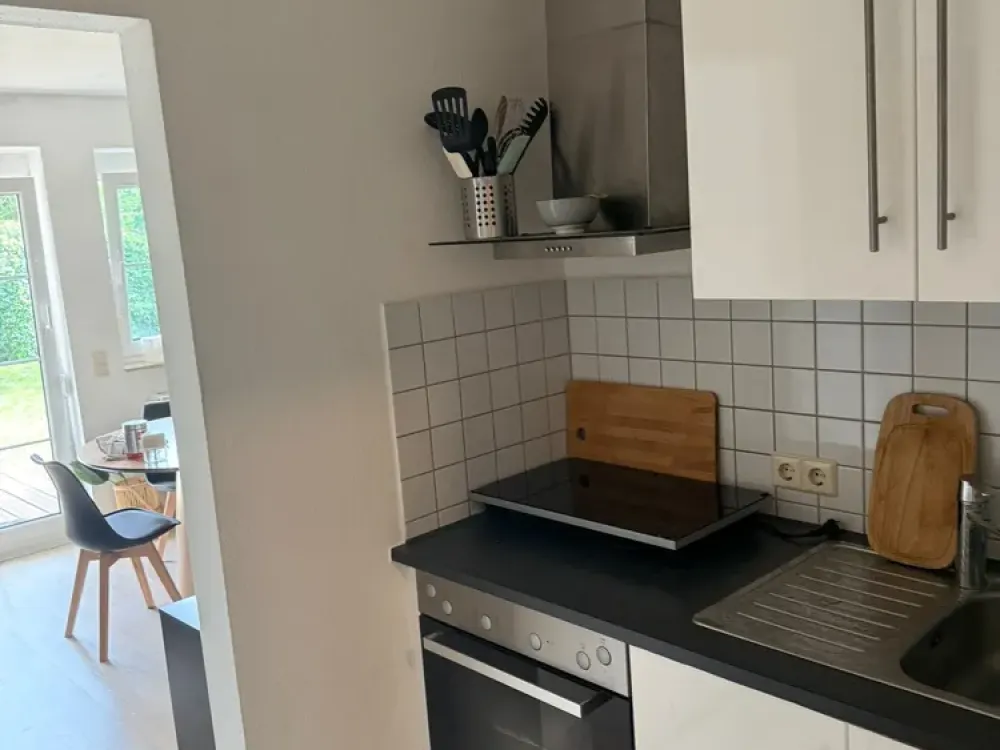 Exclusive 1.5-Room Ground Floor Apartment with Built-in Kitchen in Fellheim