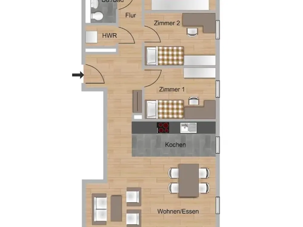 *Second Occupancy* Like-New Family Apartment with Balcony!