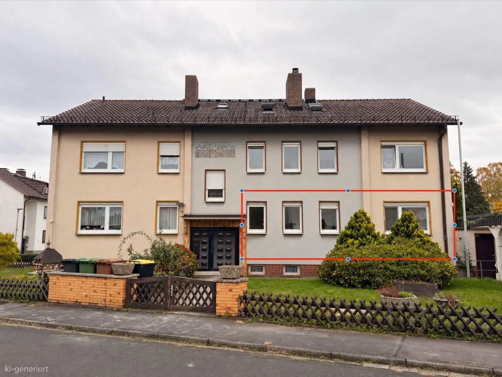 Ground Floor Apartment in Baunatal-Großenritte near VW Factory