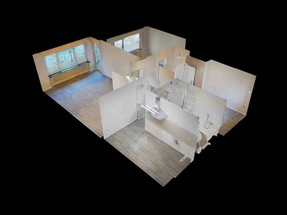 MOVE IN NOW & SAVE: Modern 3-Room Apartment with Daylight Bathroom and Large BALCONY