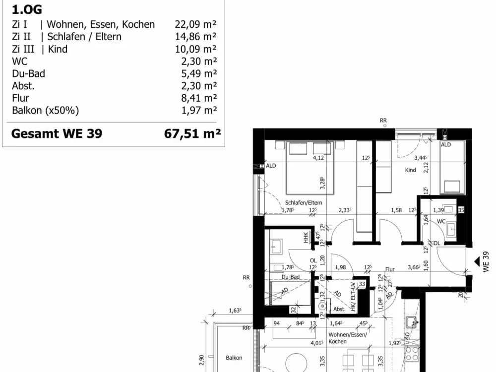 3-Room New Build Apartment in First Occupancy in Berlin