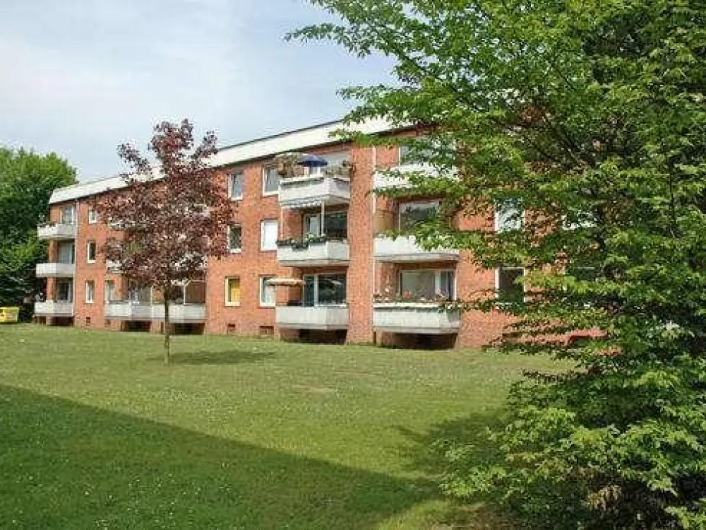Quiet 1-Room Apartment with Balcony, Shower Bath, Built-in Kitchen and Cellar