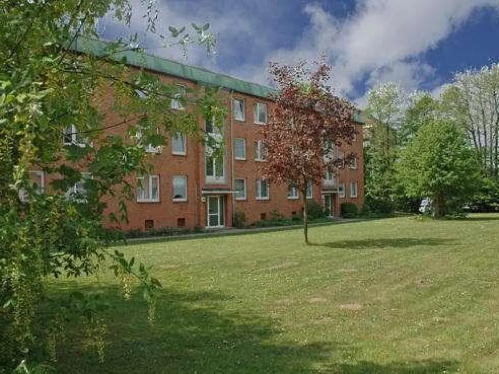 Quiet 1-Room Apartment with Balcony, Shower Bath, Built-in Kitchen and Cellar