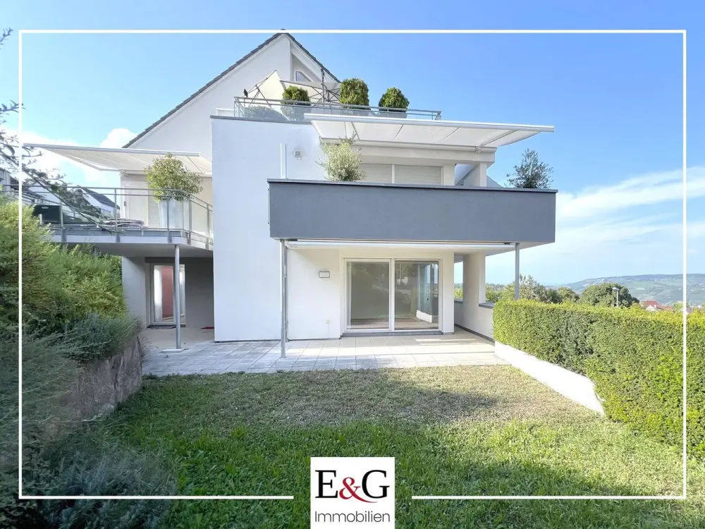 - Exklusive Wohnoase in Stuttgart-Heumaden - 3,5-Zimmer-Wohnung mit Terrasse und Garten
