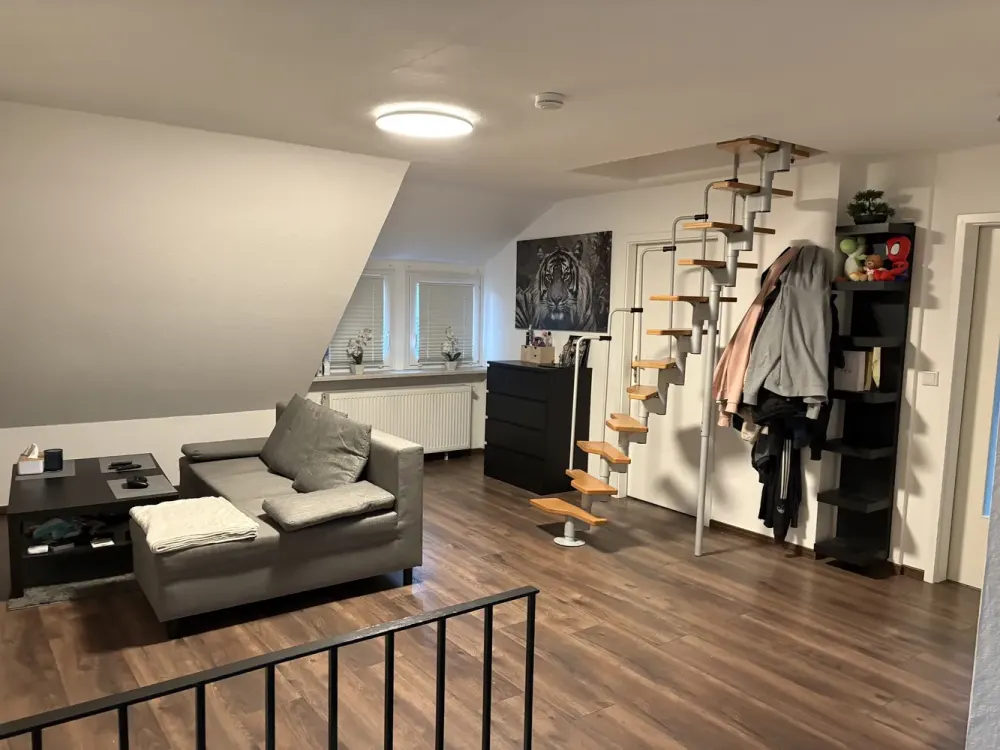 Beautiful 2-room attic apartment with 58 m² for rent
