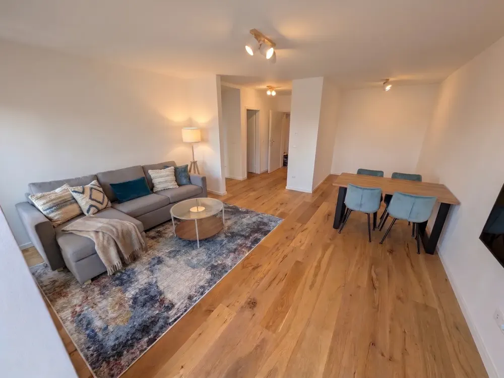 Central, furnished modern living at Westhafen: New building 2024 | Fully furnished | Balcony |