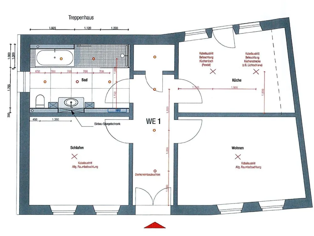 2-Room Apartment Erfurt Old Town Barrier-Free