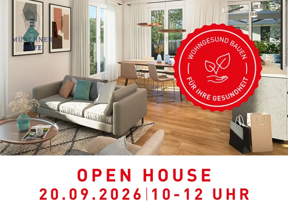 OPEN HOUSE | 20.09.26 | 10 - 12 Uhr | Erstbezug: 2 Zimmer mit Loggia in München-Aubing