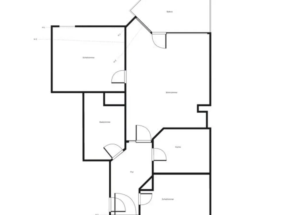 Modern 3-Room Apartment with Roof Loggia
