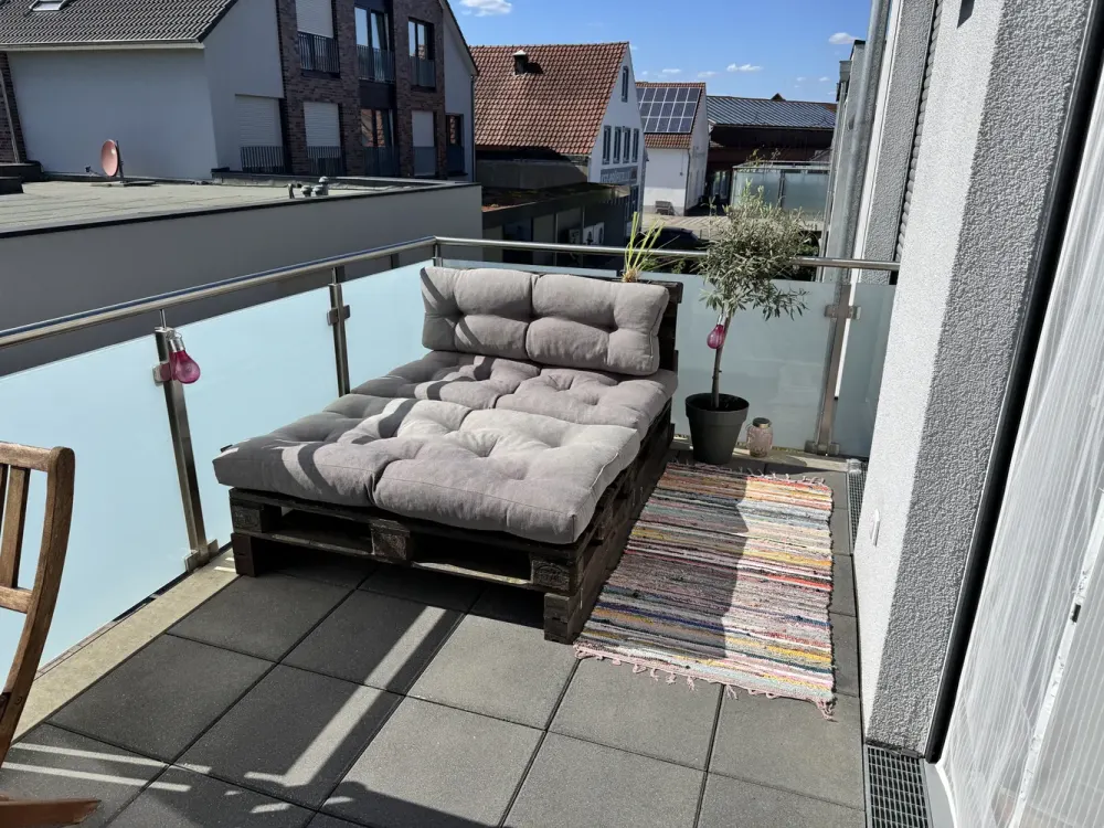 2-room apartment with large southwest balcony in Münster - Wolbeck