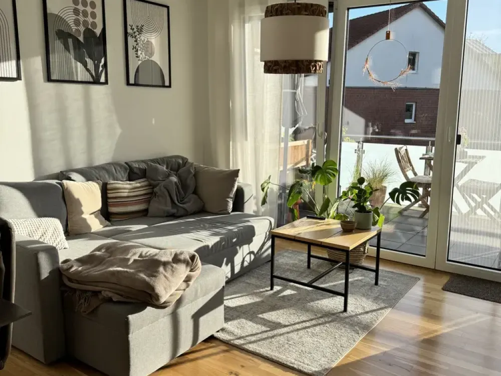 2-room apartment with large southwest balcony in Münster - Wolbeck