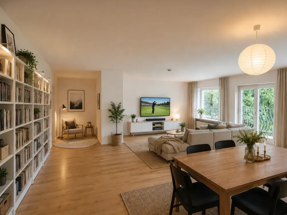 Schöne 4½-Zimmer-Wohnung mit Einbauküche & Doppelbalkon, Villenkolonie Hartmannshofen