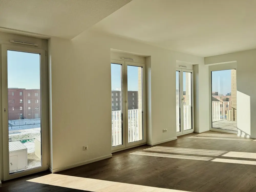 Neubau-Gebiet Hannover KRONSRODE: Einbauküche, Süd-Loggia, Fußbodenheizng, Gäste-WC, Lift, Kellr, TG
