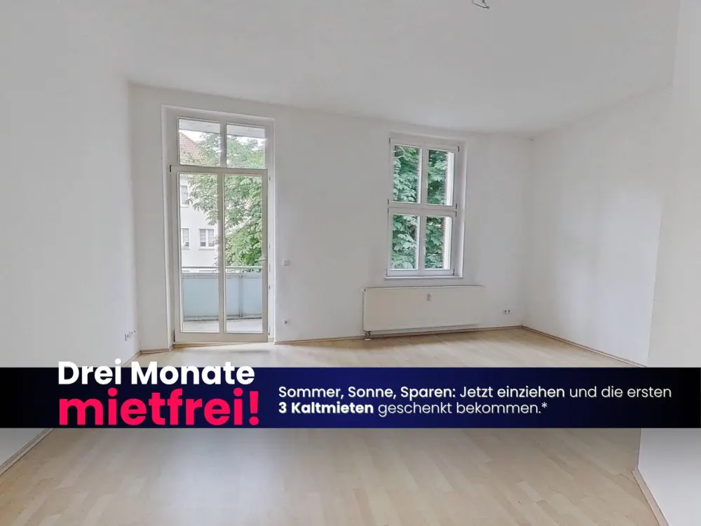 Bright 2-Room Apartment with BALCONY and Smart Layout in Pirna-Sonnenstein