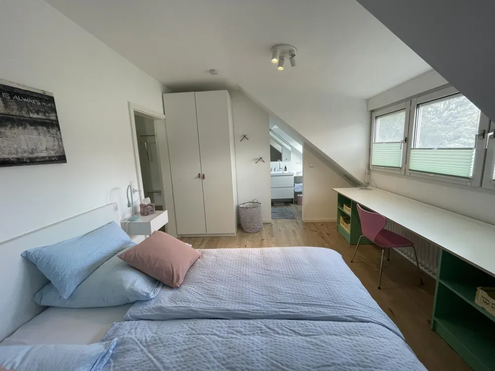 Furnished Maisonette Apartment with Two Bedrooms, Two Bathrooms and Shared Flat Suitability in Karlsruhe