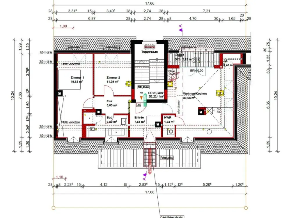 Traumhafte 3Raum-Maisonette-Wohnung im DG!
