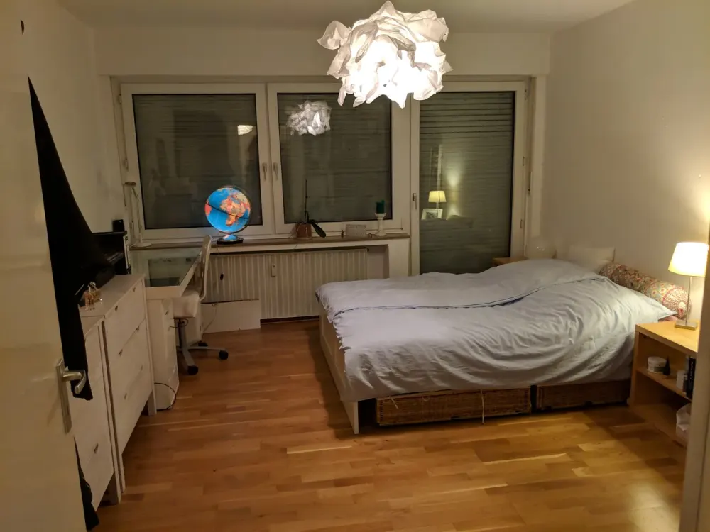 Well-maintained 2-room ground floor apartment with balcony and fitted kitchen in Münster-Centrum