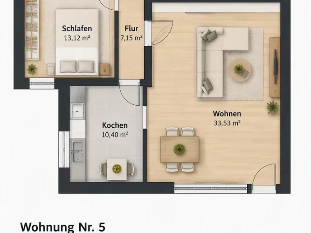 2-Room Apartment in Münster-Wolbeck