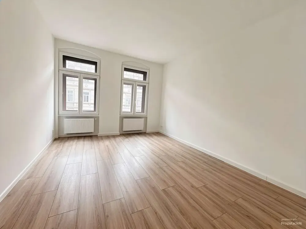 Renovated Old Building Charm with Elegant Balcony Access