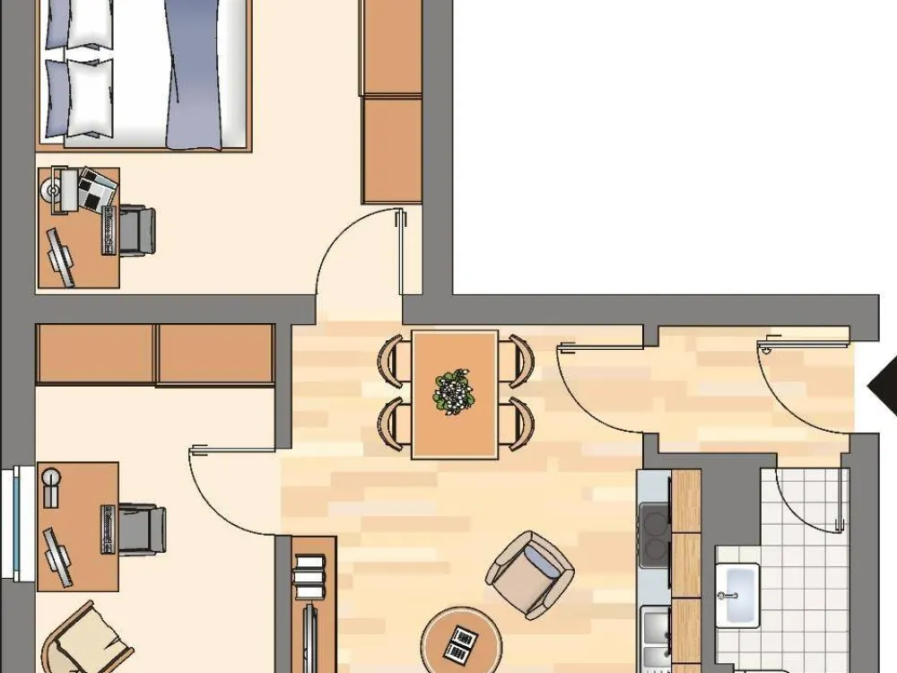 Demnächst frei! 2-Zimmer-Wohnung in Dortmund Bodelschwingh