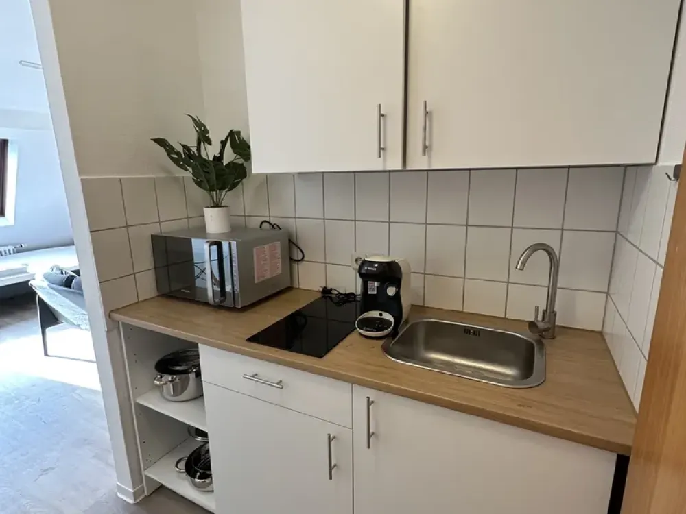 Fully Furnished Studio Apartments in the Heart of Sindelfingen Including Fitness Area Available Immediately
