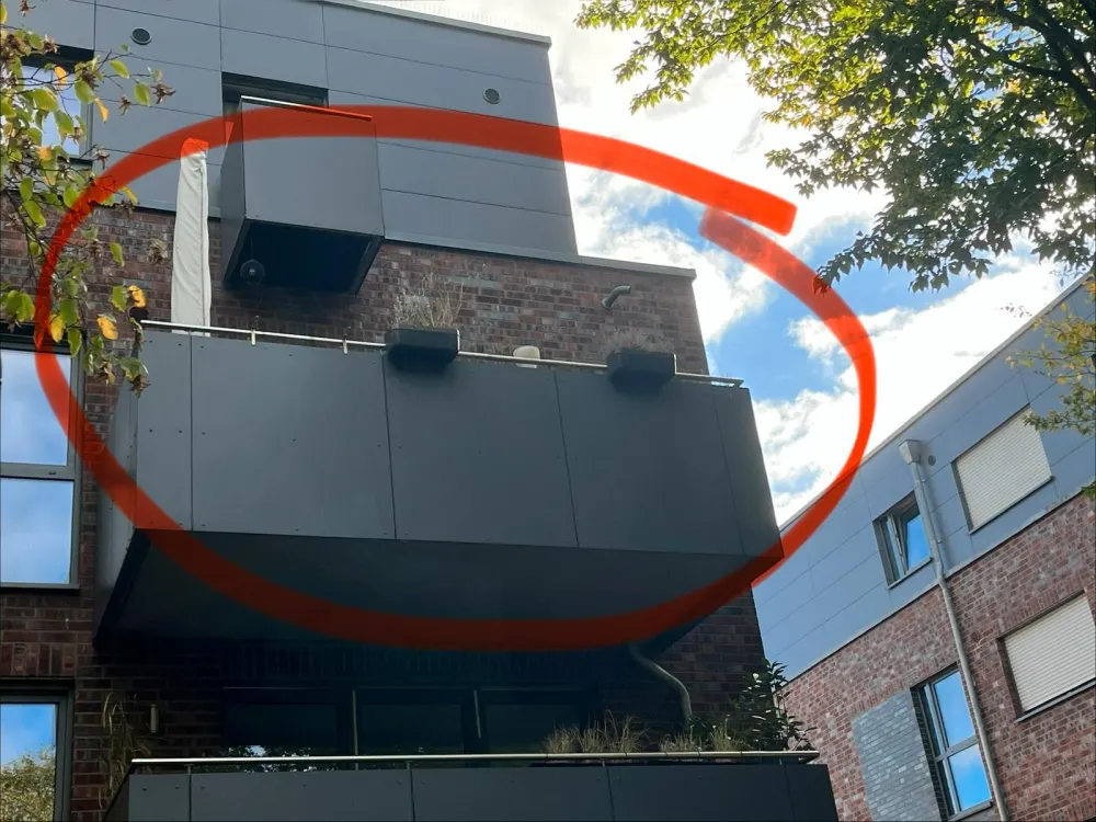 Bright, High-Quality Equipped 2-Room Apartment with Kitchen, Bathroom, Balcony in Münster-Mauritz