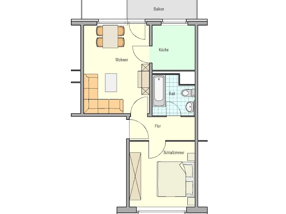 Beautiful 2-Room Apartment in Rostock - Lütten Klein