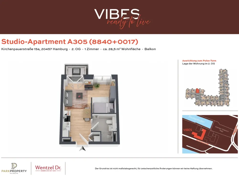 Elegant Studio with High-Quality Interior - Wentzel Dr.
