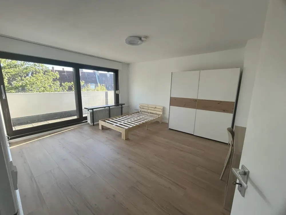 3-Room Penthouse Apartment at KIT, Renovated and Furnished