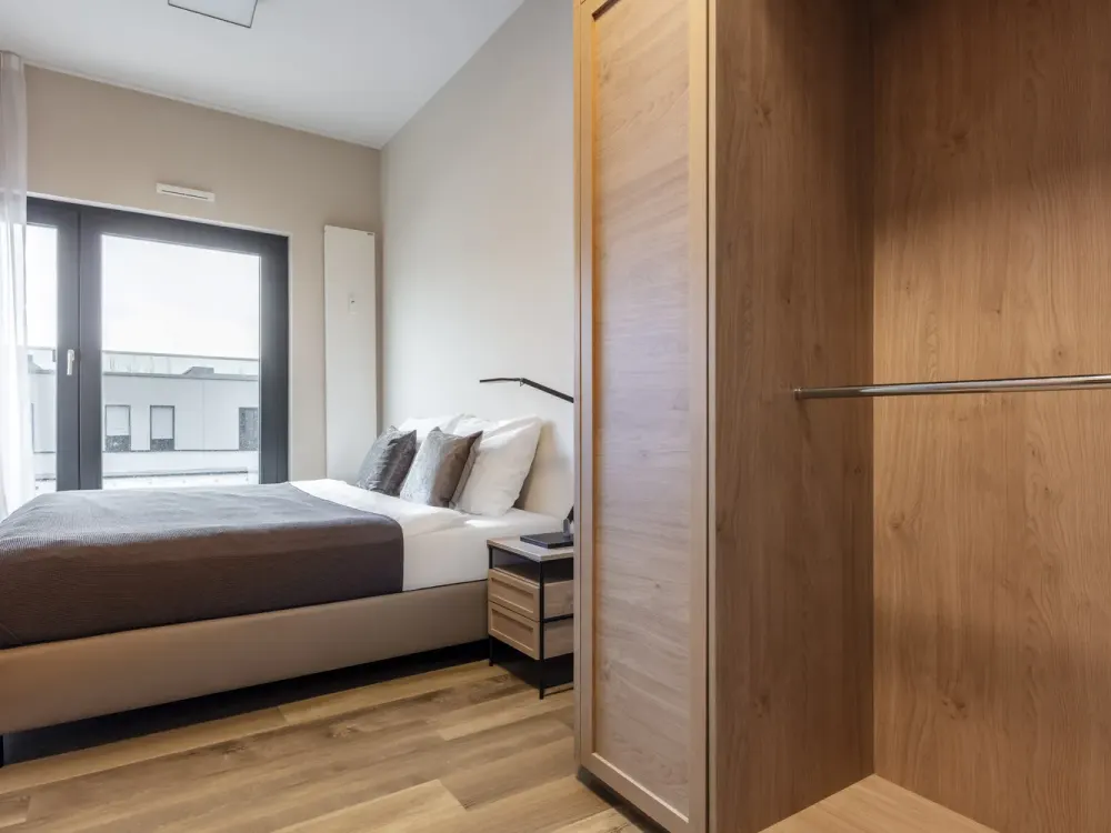 Furnished 2-Room Penthouse with Exclusive Amenities: Roof Terrace, Gym & More