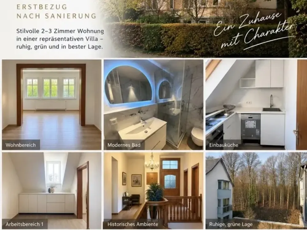 Ideal for Couples & Home Office: Apartment in a Villa in a Prime Location with 2 Separate Work Areas