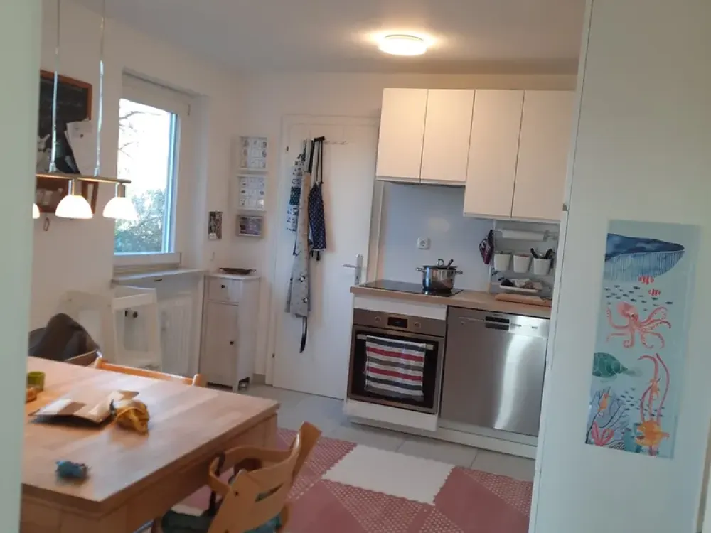 Sunny 3-Room Apartment with Terrace and Garden in Karlsfeld