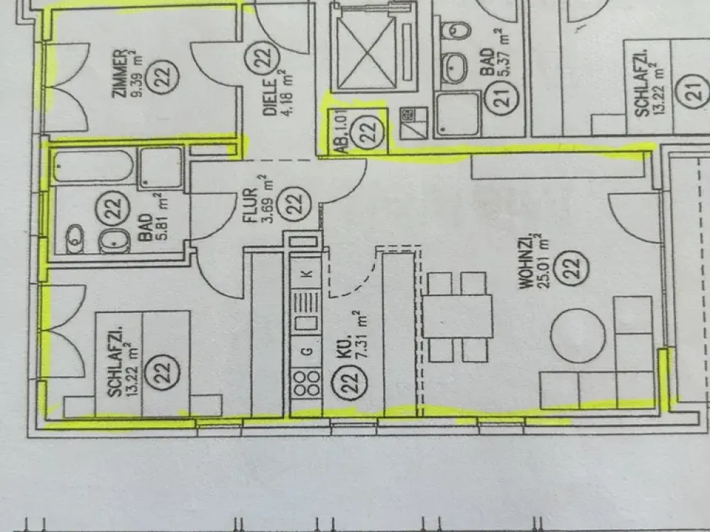 3 Room Apartment 74 sqm